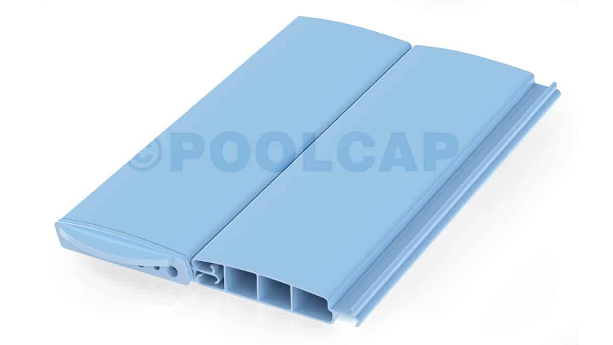 PVC Profil hellblau1