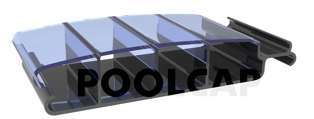 Poolabdeckung Rolloabdeckung 14 60 mm solar Profil stahlbau