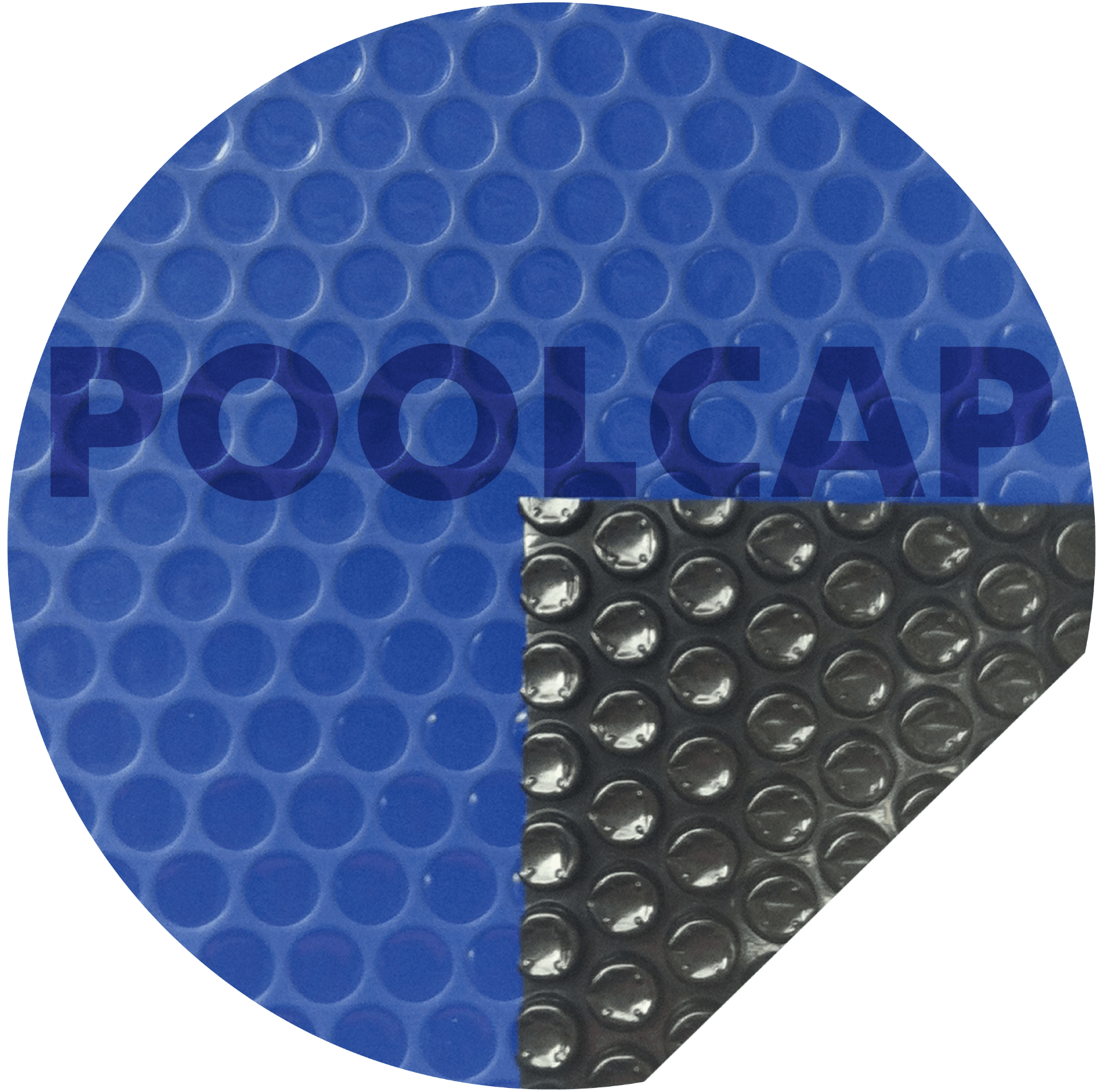 Solarfolie Pool 400 Micron blau schwarz