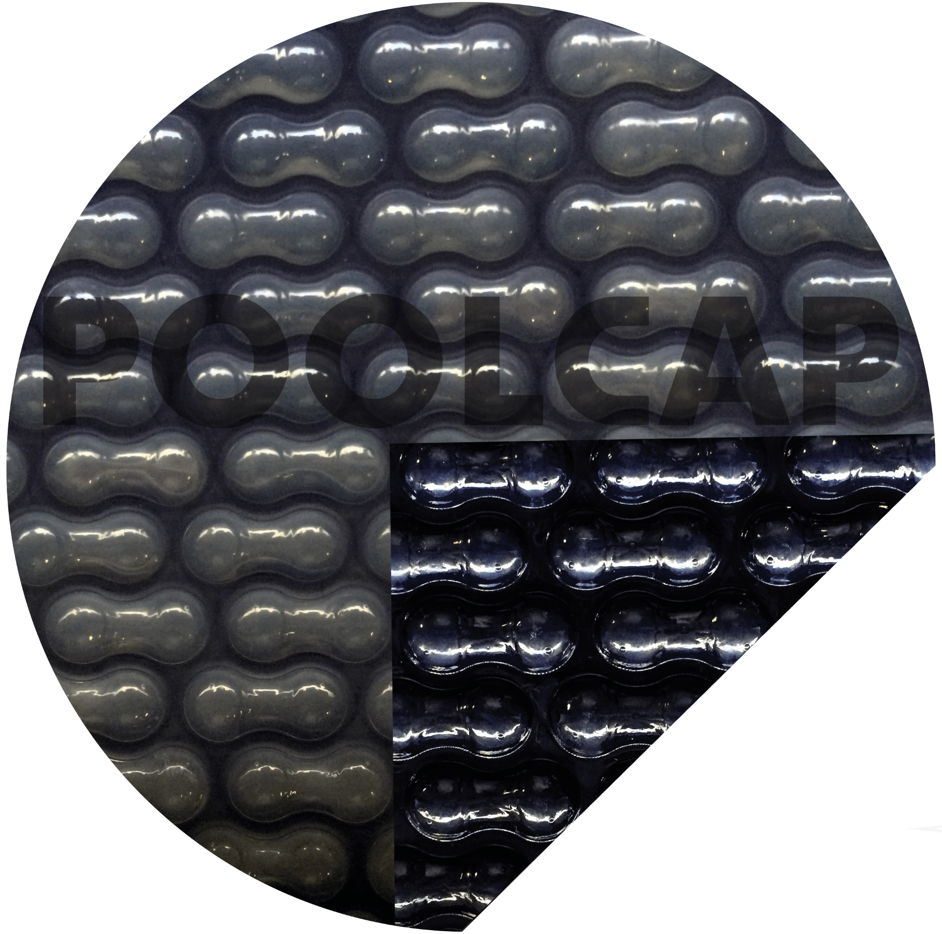 Solarfolie Pool 500 Micron Nacht geo bubble