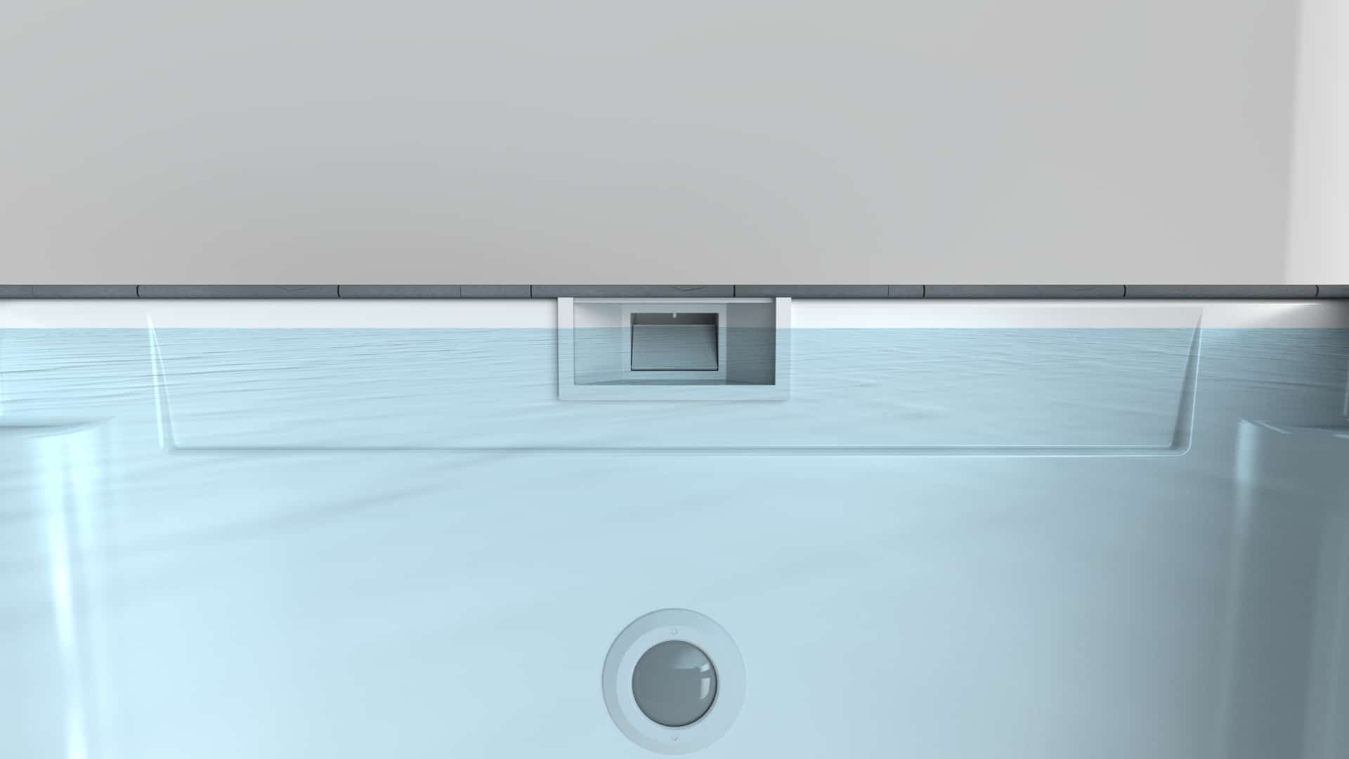 Hoher Wasserstand Pool