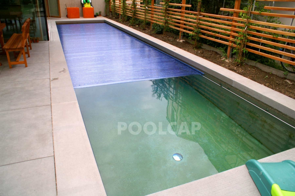 Außenpool Abdeckung Rollo