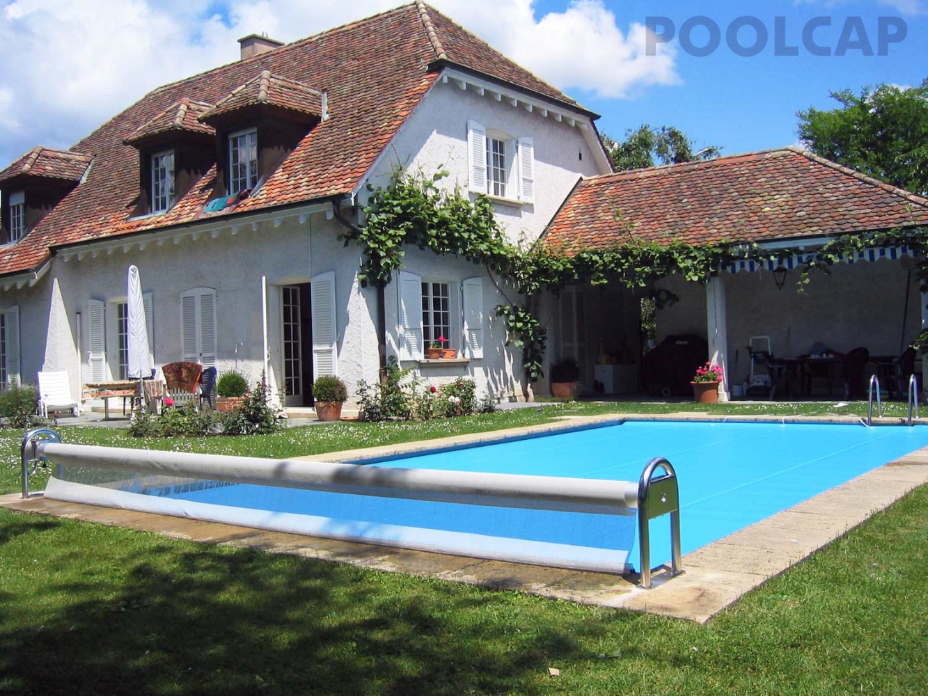 Pool Blache Isola mit Ronda Aufwickelvorrichtung