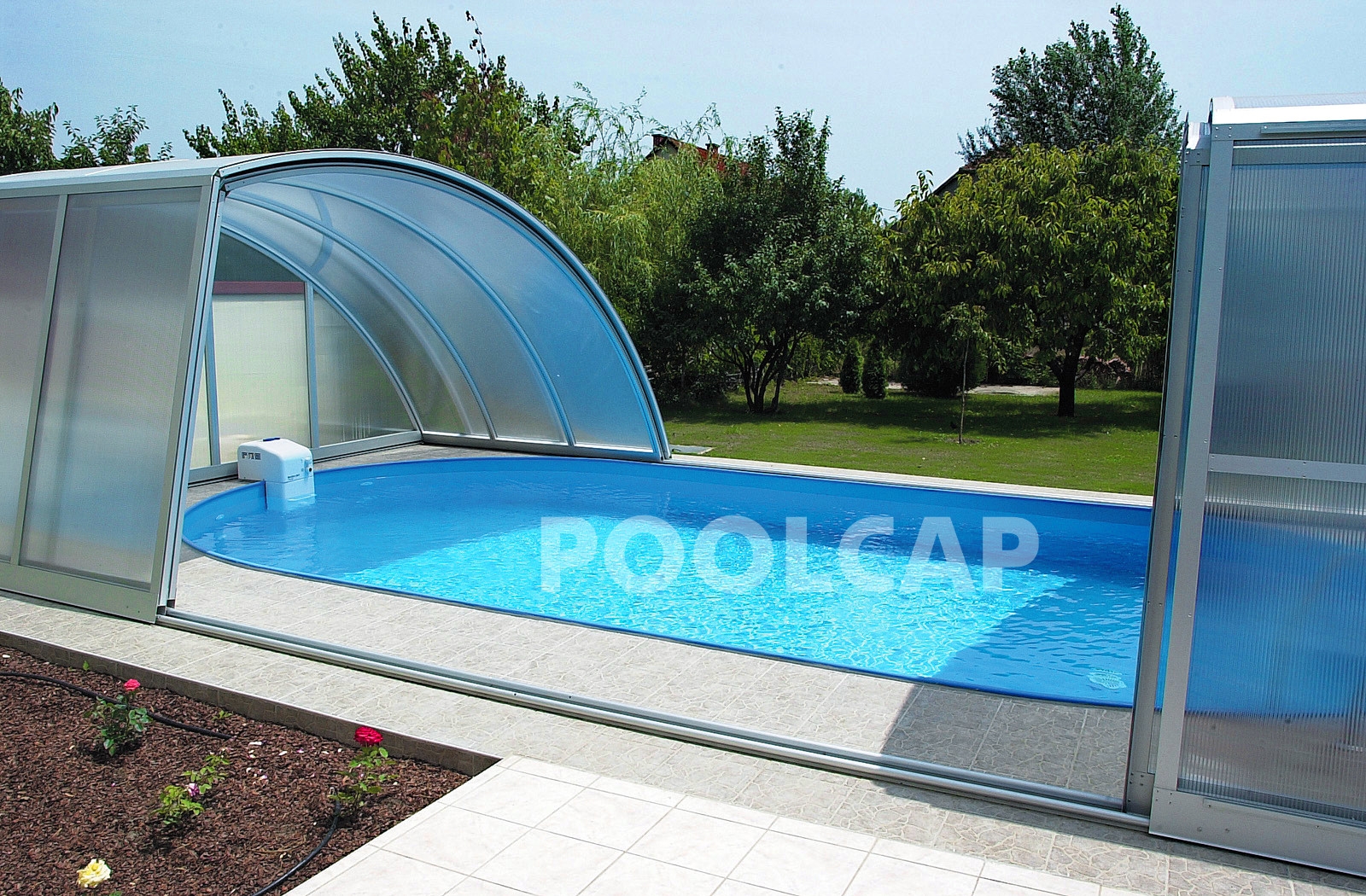 Pool Ueberdachung Aquacomet Practic