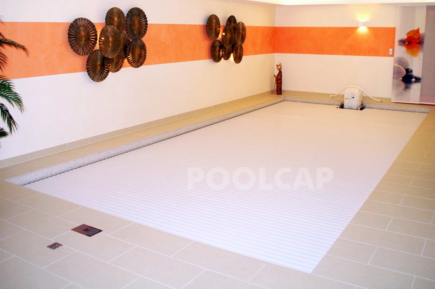 Poolabdeckung Innenpool PVC