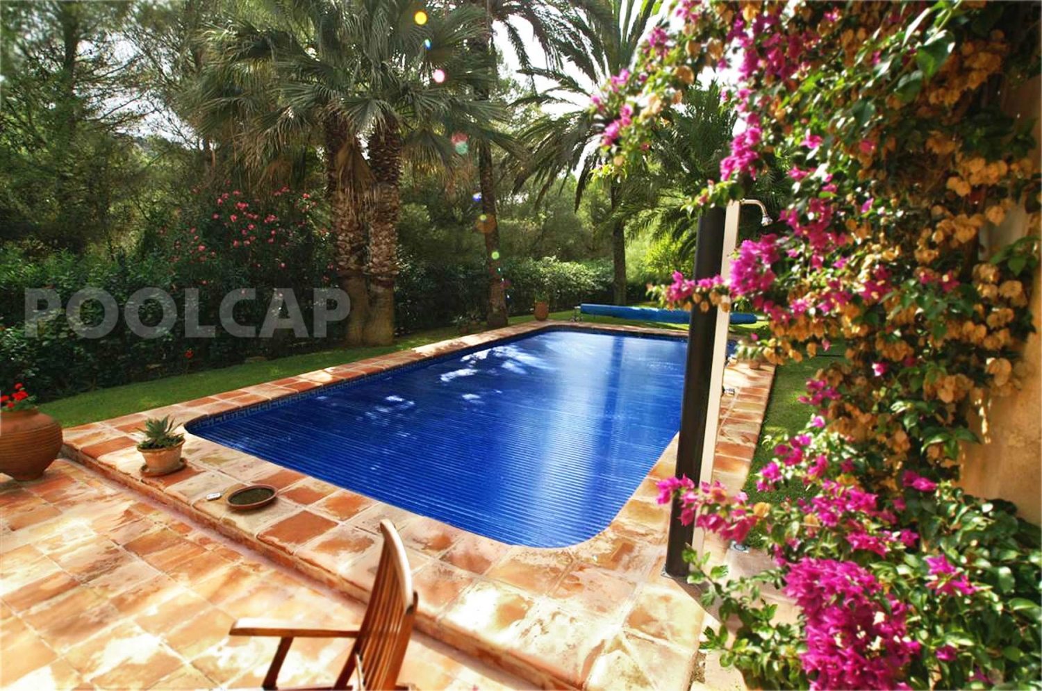 Poolabdeckung Spanien Rollladen Abdeckung