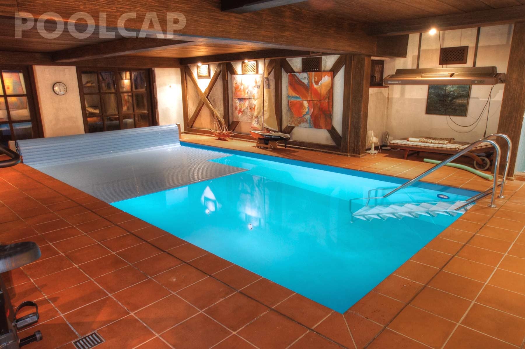 Poolabdeckung Oberfluranlage Slimline 7