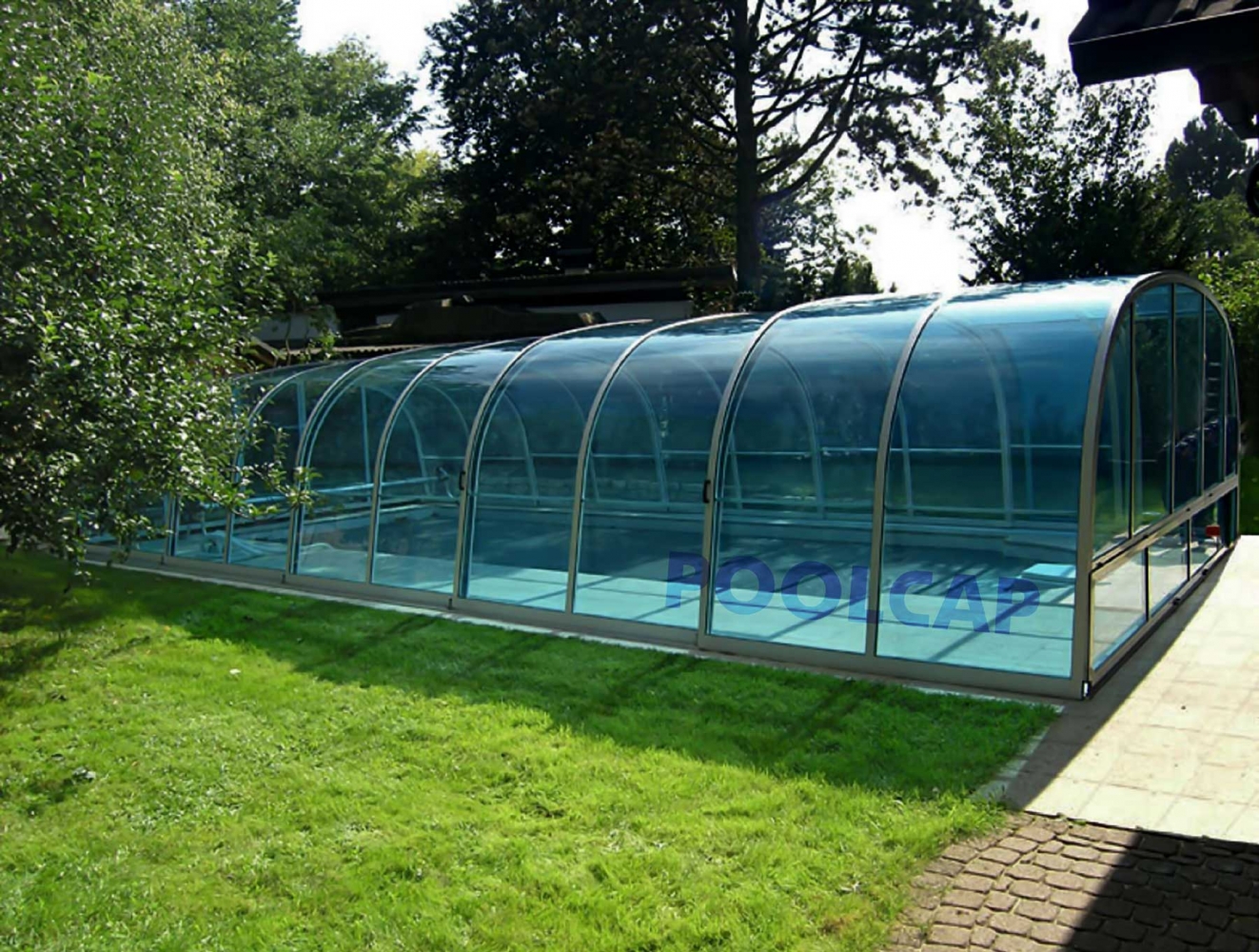 Poolüberdachung Poolhalle Aquacomet Harmonie