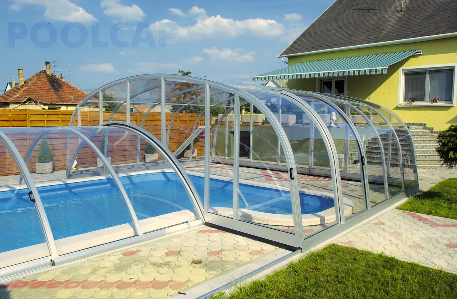 Poolüberdachung Poolhalle Aquacomet Harmonie10