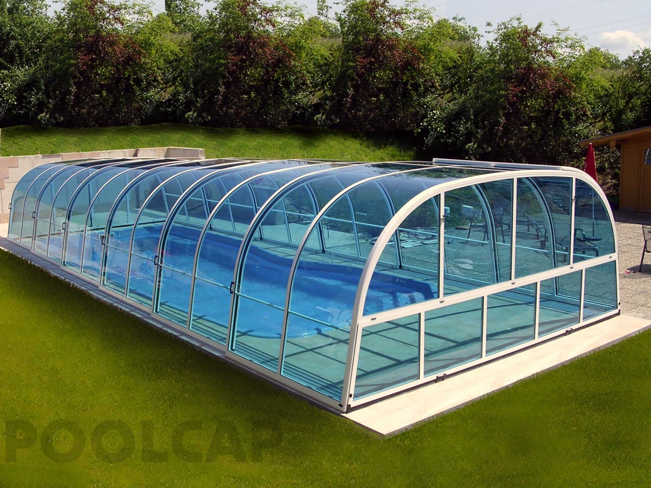 Poolüberdachung Poolhalle Aquacomet Harmonie12