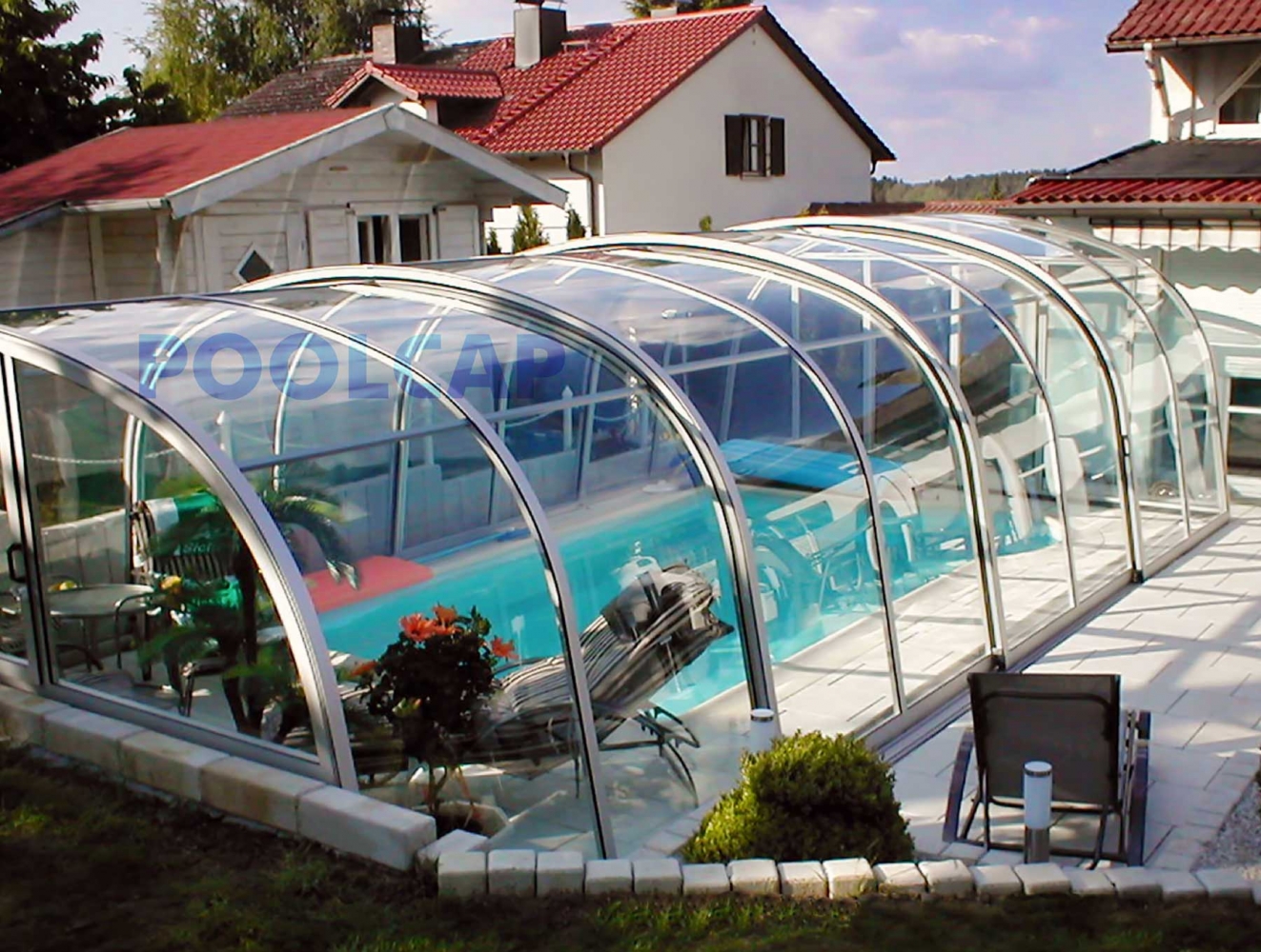 Poolüberdachung Poolhalle Aquacomet Harmonie15