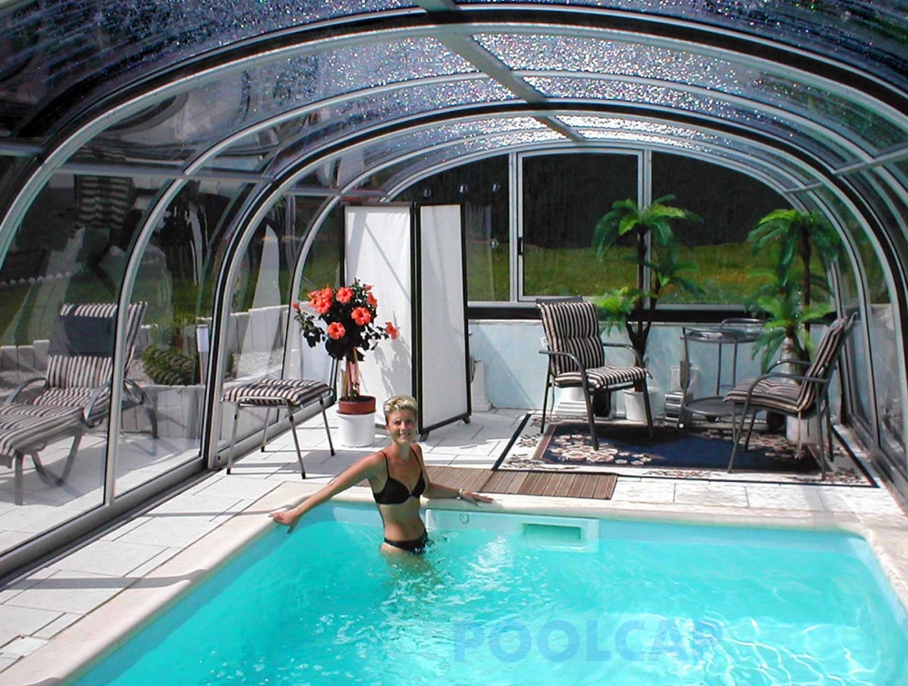 Poolüberdachung Poolhalle Aquacomet Harmonie2