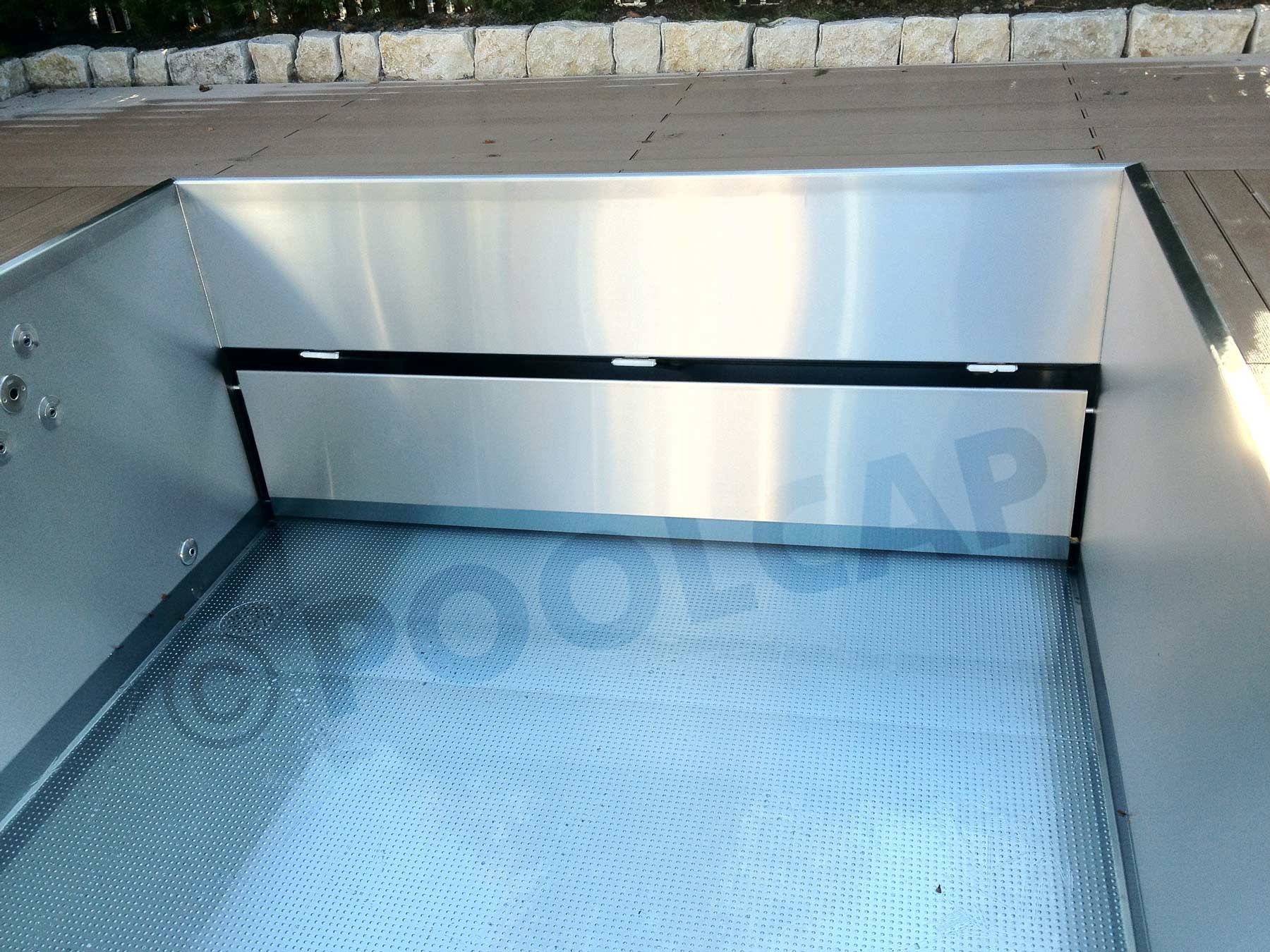 Unterflur Poolabdeckung poolcap