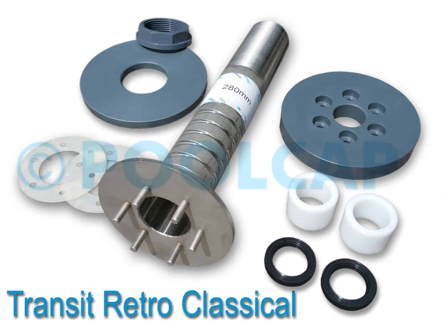 Rolloabdeckung Unterflur Wanddurchführung Retro Classical