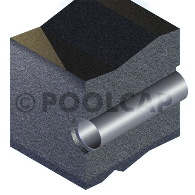 Mauerdurchführung betoniert mit Blindstopfen